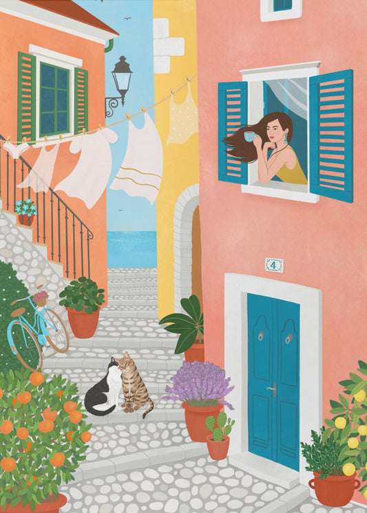 Sonntagmorgen in der Provence | Poster
