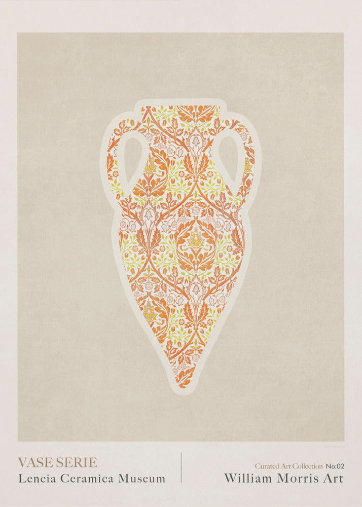 Verziertes Vasendesign | Poster
