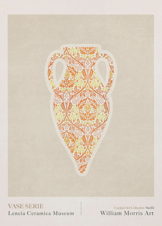 Verziertes Vasendesign | Poster