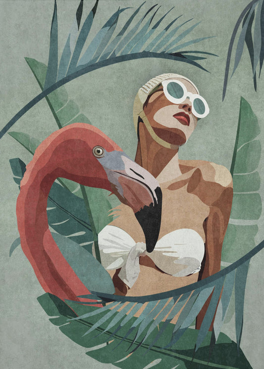 Tropische Eleganz | Poster
