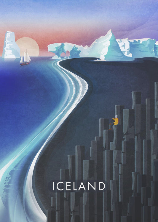 Majestätische Island-Ansicht | Poster
