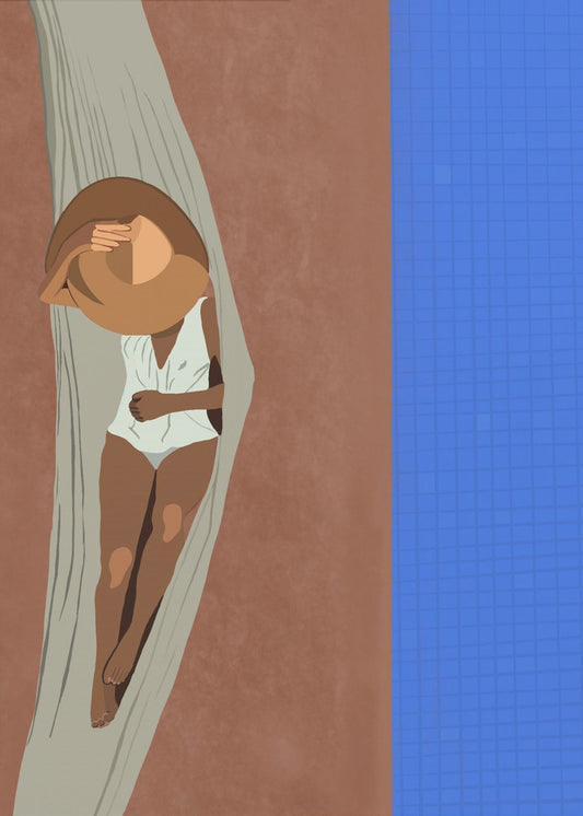 Ruhiger Poolrand | Poster