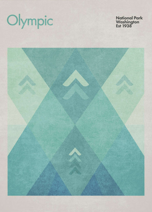 Geometrische Gipfel | Poster