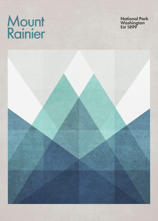 Geometrische Gipfel | Poster