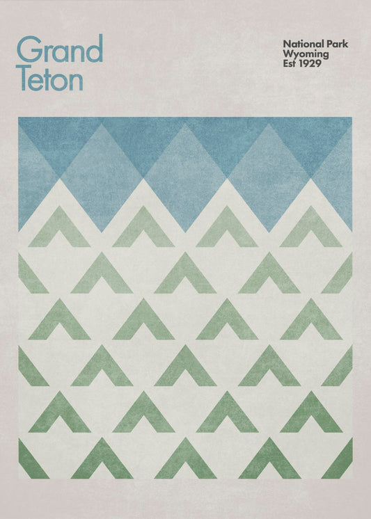 Geometrische Gipfel | Poster