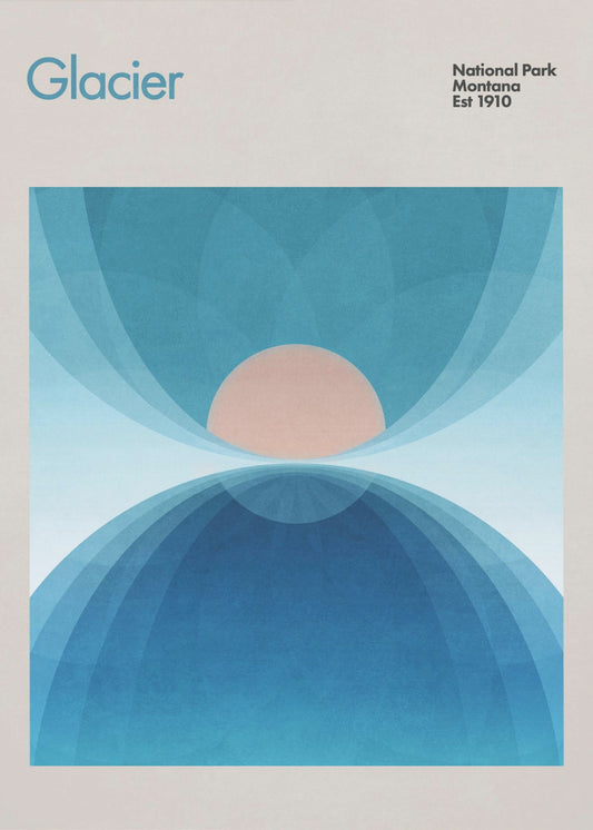 Ruhiger Gletscherblick | Poster
