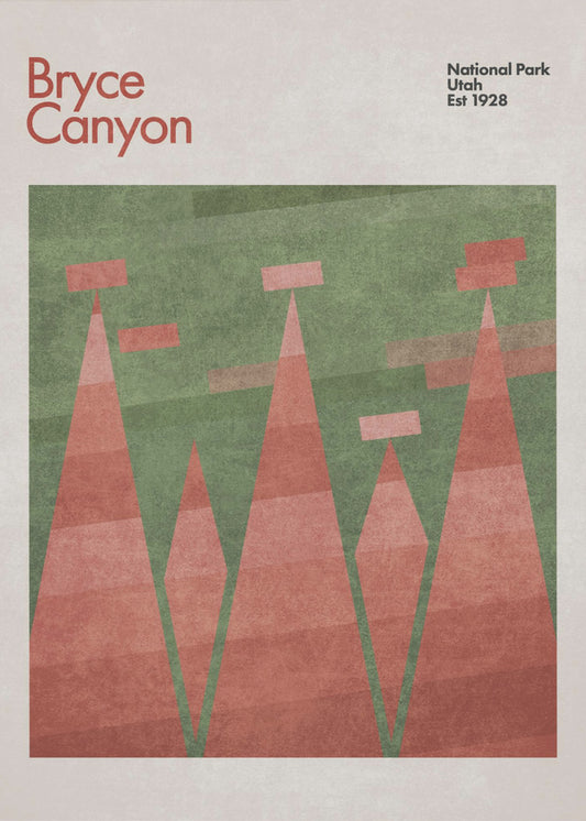 Canyon Geometrie | Poster