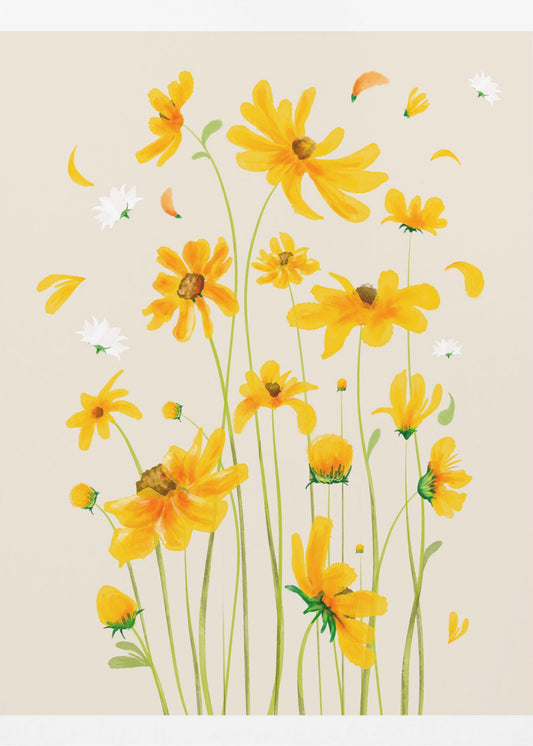 Golden Blossoms | Canvas