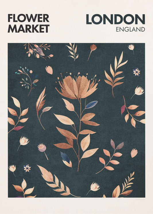 Blütenblätter in London | Poster