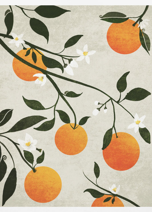 Oranges in Bloom | Canvas
