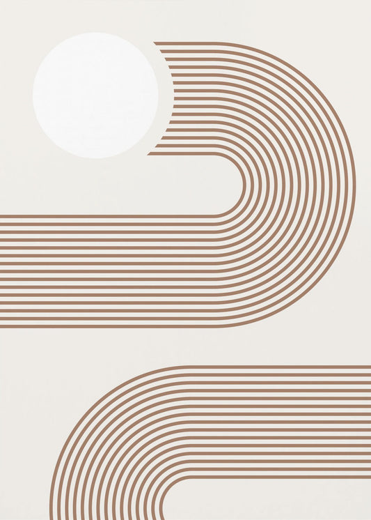 Beige Arc Poster | Poster