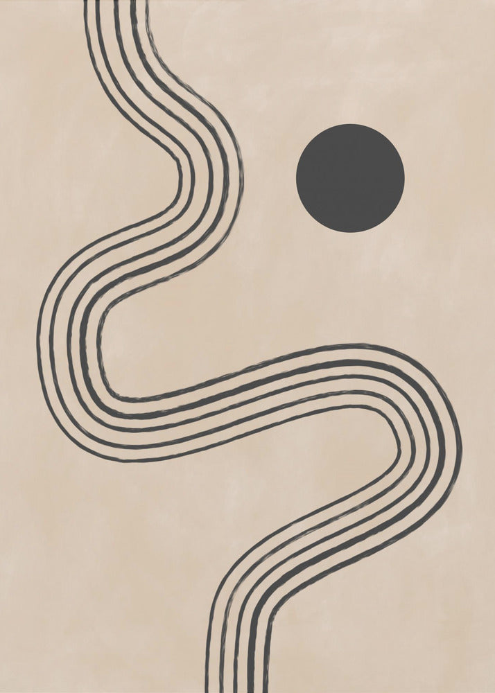 Kurven und Kugeln | Poster