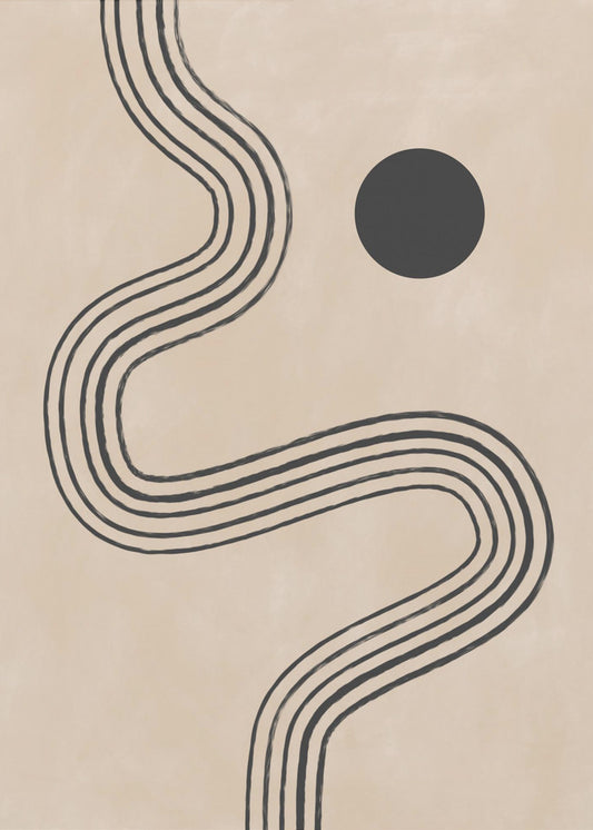 Curves and Sphere | Canvas