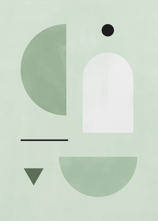 Beruhigende Pastellfarbpalette | Poster