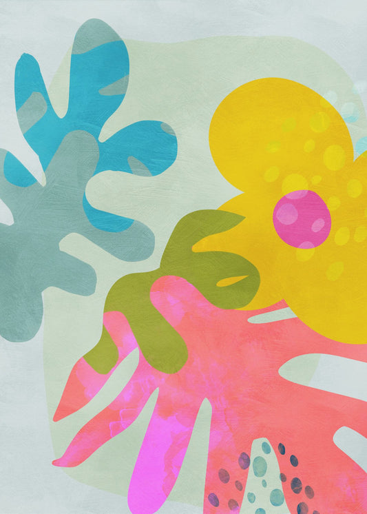 Pastel cut out Matisse | Canvas