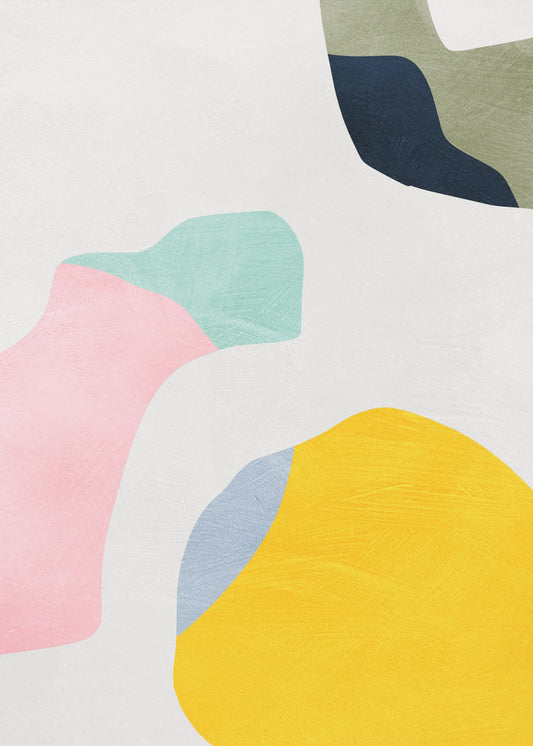 Pastel Minimal shapes | Canvas