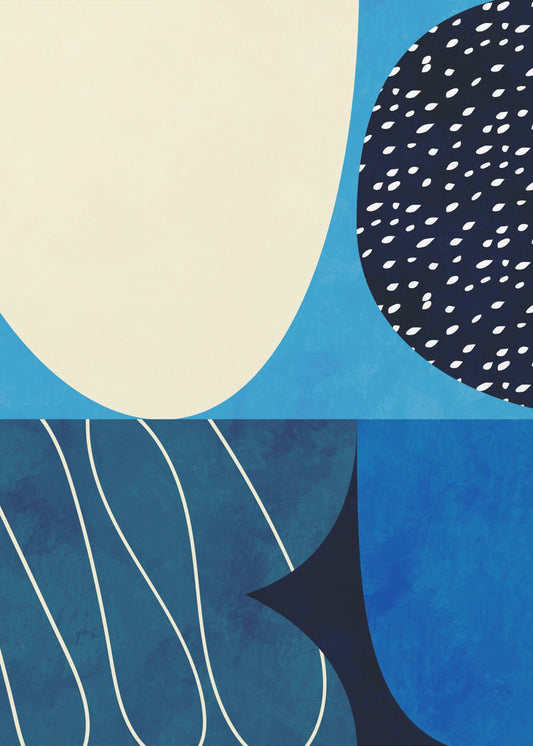 Shapes Play3 2blue | Canvas