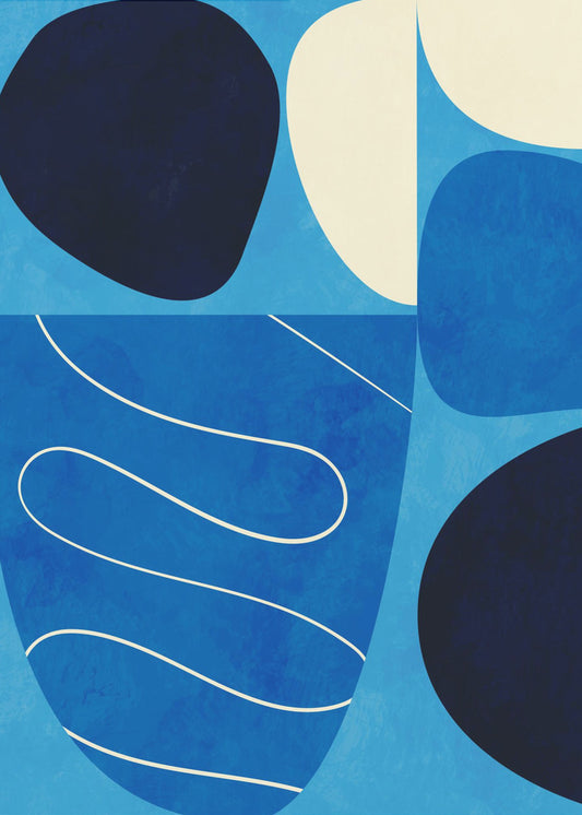 Shapes Play3 1blue | Canvas