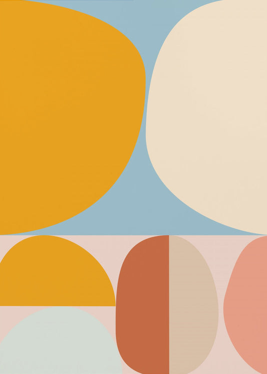 Mid Century Pastel 15 | Canvas