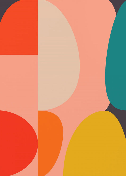 Mid Century Pastel 14 | Canvas