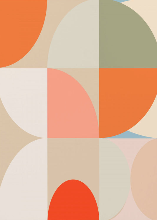 Mid Century Pastel 12 | Canvas