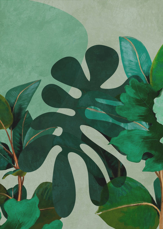 Leaves More 8 Kopie | Canvas