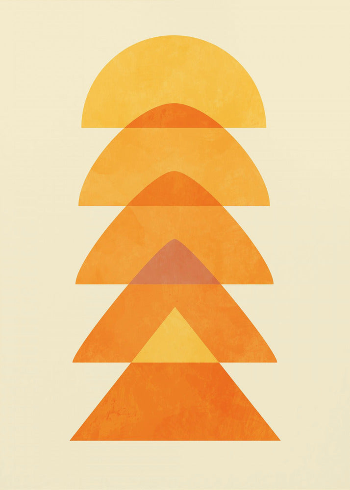 Spring Mid Rhapsody Orange 5 | Canvas