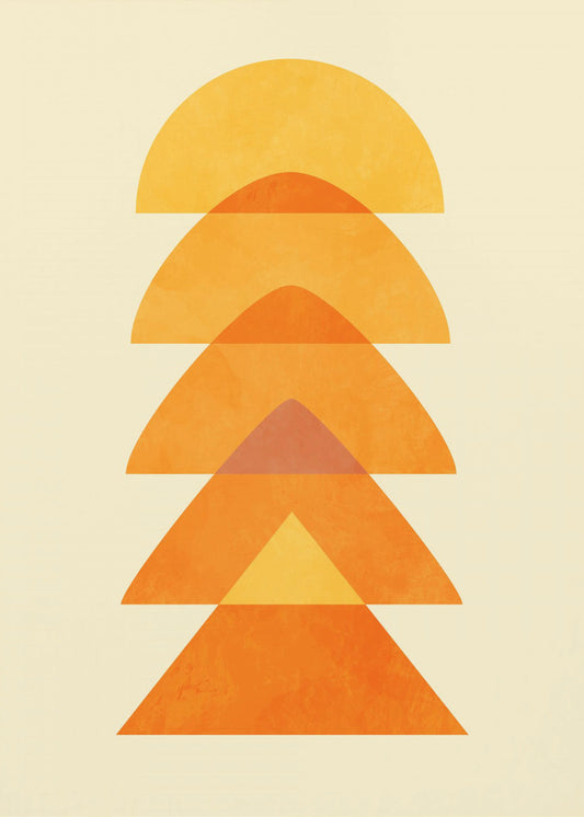 Spring Mid Rhapsody Orange 5 | Canvas
