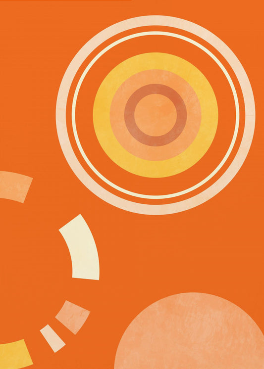 Spring Mid Rhapsody Orange 4 | Canvas