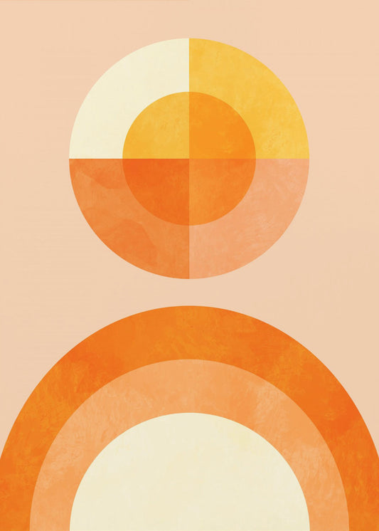Spring Mid Rhapsody Orange 2 | Canvas