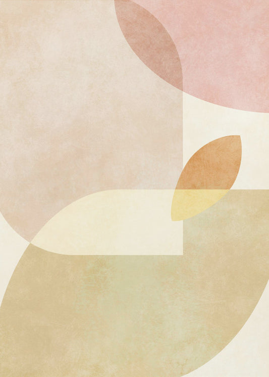 Aqua Shapes1 Kopie | Canvas