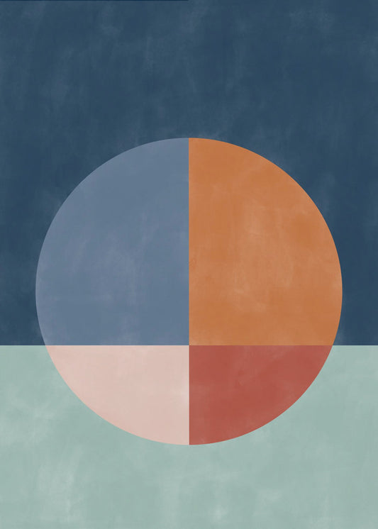 A Large Segmented Circle | Canvas