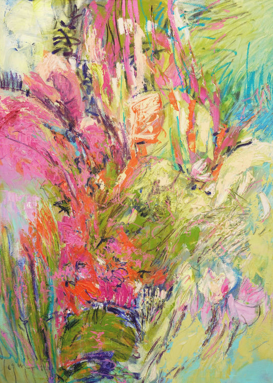 Expressionistisches farbenfrohes Abstraktes | Leinwand