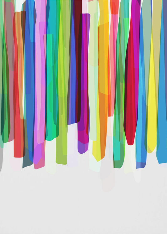 Bunte Streifen 2 | Leinwand
