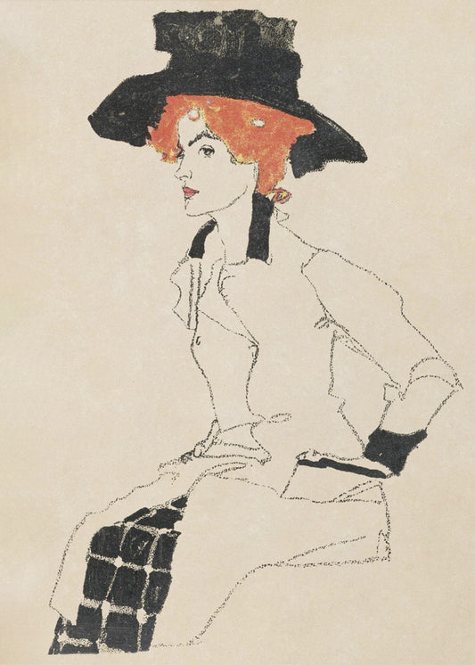 Porträt einer Frau 1910 | Leinwand