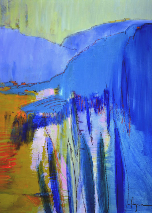 Blue Cascade Dreams | Poster