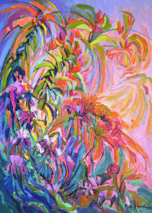 Strahlendes Blumenballett | Poster