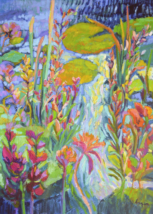 Vibrant Garden Path | Poster