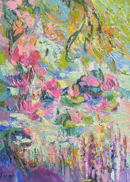 Rosa Göttin | Leinwand