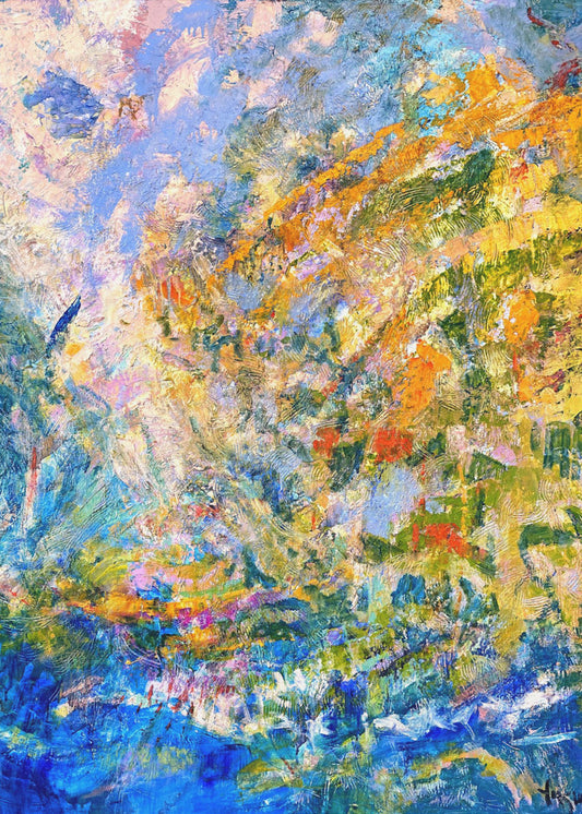 Eine Symphonie grüner Farbtöne | Leinwand