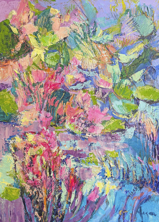 Lebendige Blumenträume | Leinwand