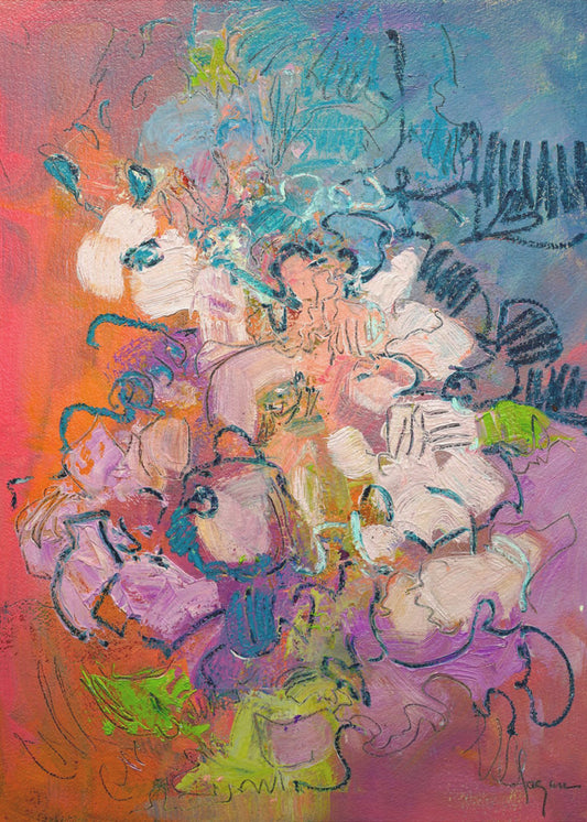 Florale Traumlandschaft | Poster