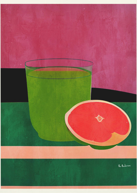 Pink, Little Grapefruit | Canvas
