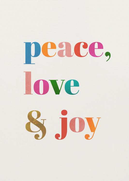 Frieden, Liebe und Freude | Poster