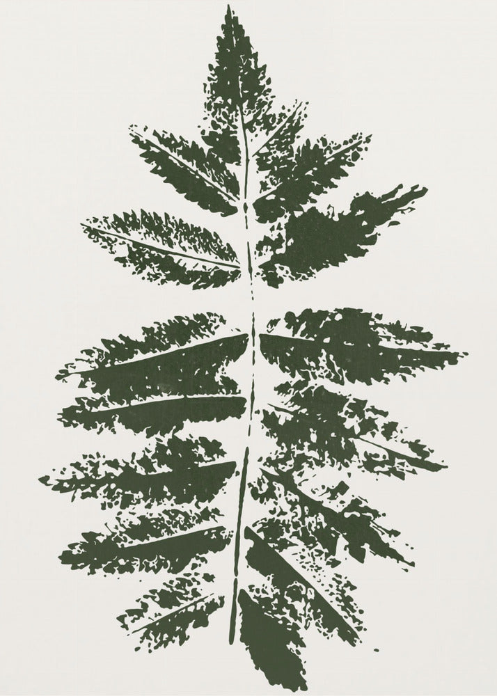 Eichenblatt-Druck (grün) | Poster