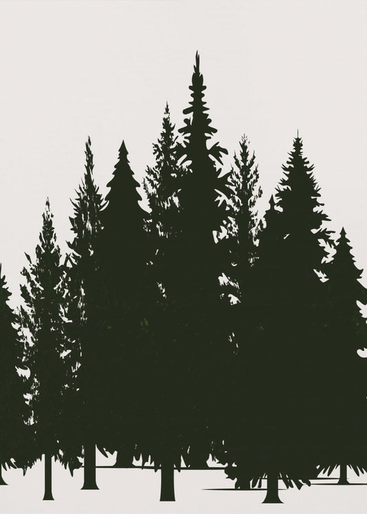 Tannenwald (dunkel) | Leinwand