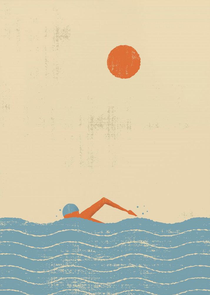 Schwimmer | Leinwand