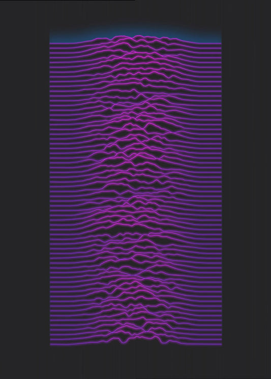 220116 Neon Waveform | Poster