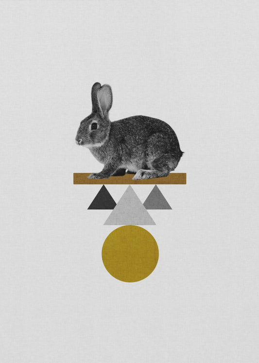 Tribal Rabbit | Canvas