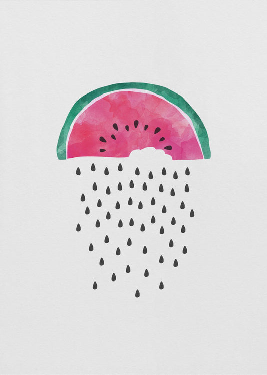 Watermelon Rain | Canvas